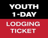 Single Day Lodging Ticket - Youth (13-21)
