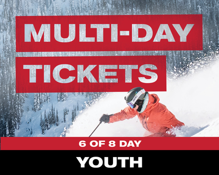 6 of 8 Day Ticket - Youth (13-18)