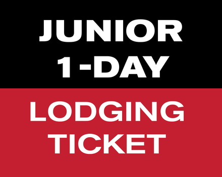 1 Day Lodging Ticket - Junior (7-12)