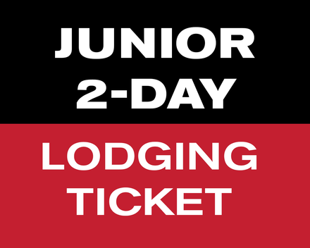 2 Day Lodging Ticket - Junior (7-12)