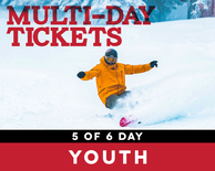 5 of 6 Day Ticket - Youth (13-18)