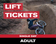 Single Day Adult Bike Park Ticket