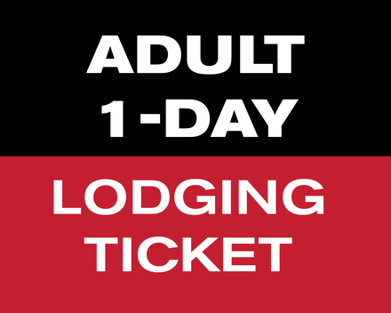Lodging 1 Day Ticket - Adult (22-64)