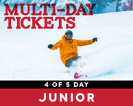 4 of 5 Day Ticket - Junior (7-12)