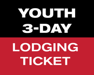 3 of 4 Day Lodging Ticket - Youth (13-21)