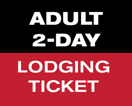 Lodging 2-Day Ticket - Adult (22-64)