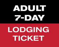 7 of 9 Day Lodging Ticket - Adult (22-64)