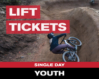 Single Day Youth Bike Park Ticket