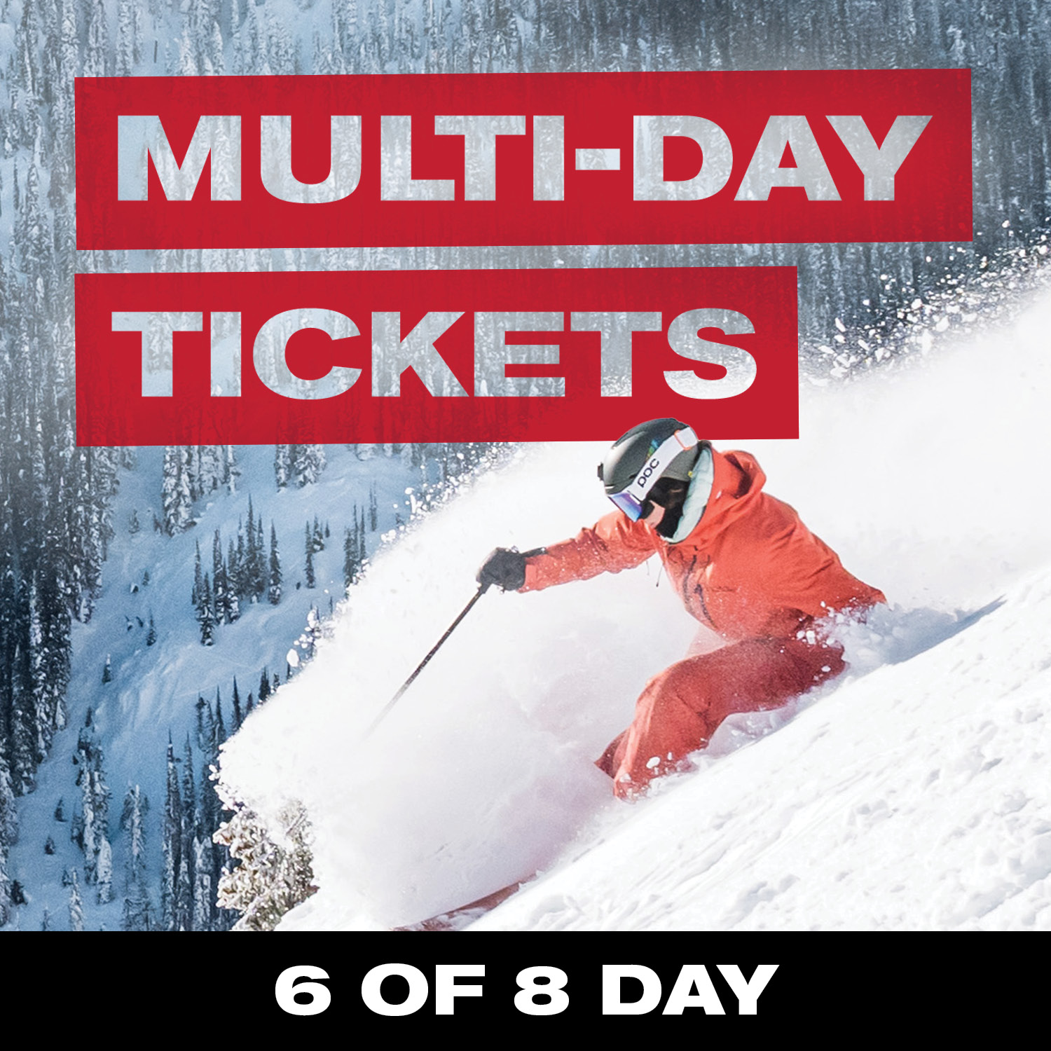 6 of 8 Day Ticket